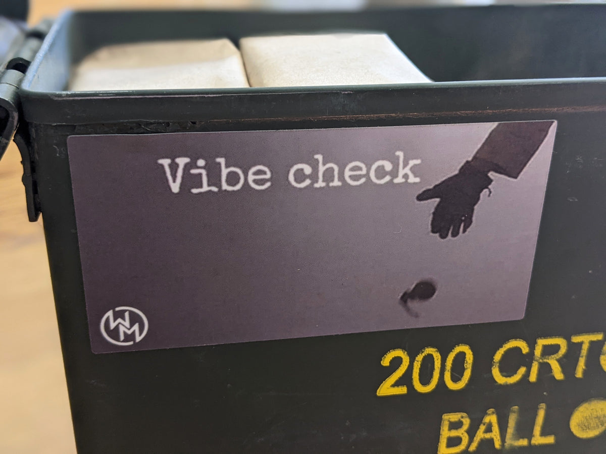 Vibe Check Sticker – Wellsmade Co.